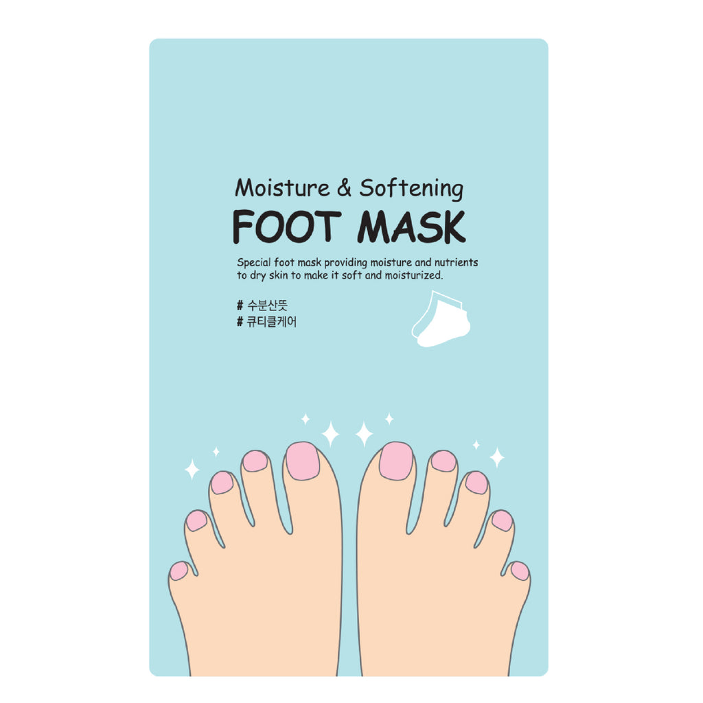 Moisture & softening foot mask